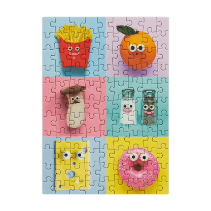 Foodies 99 Piece Mini Jigsaw Puzzle