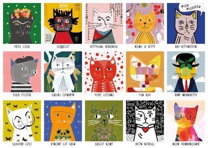 Art Cats 1000 Piece Jigsaw Puzzle