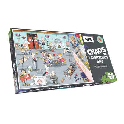 Chaos on Valentine's Day - No.5 1000 Piece Jigsaw Puzzle