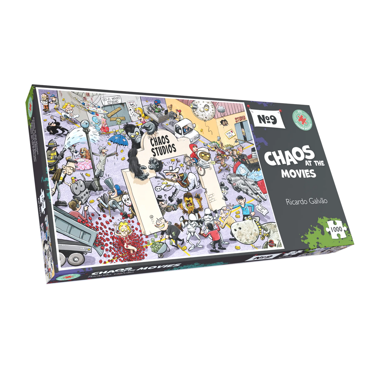 Chaos at the Movies - No.9 1000 or 500 Piece Jigsaw Puzzles