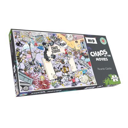 Chaos at the Movies - No.9 1000 or 500 Piece Jigsaw Puzzles