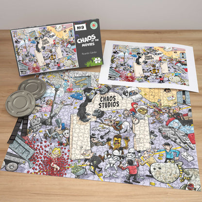 Chaos at the Movies - No.9 1000 or 500 Piece Jigsaw Puzzles