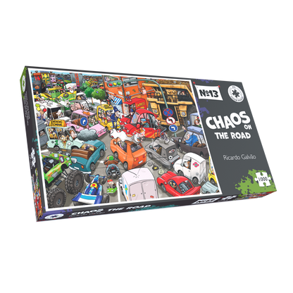 Chaos on the Road - No.13 1000 or 500 Piece Jigsaw Puzzle