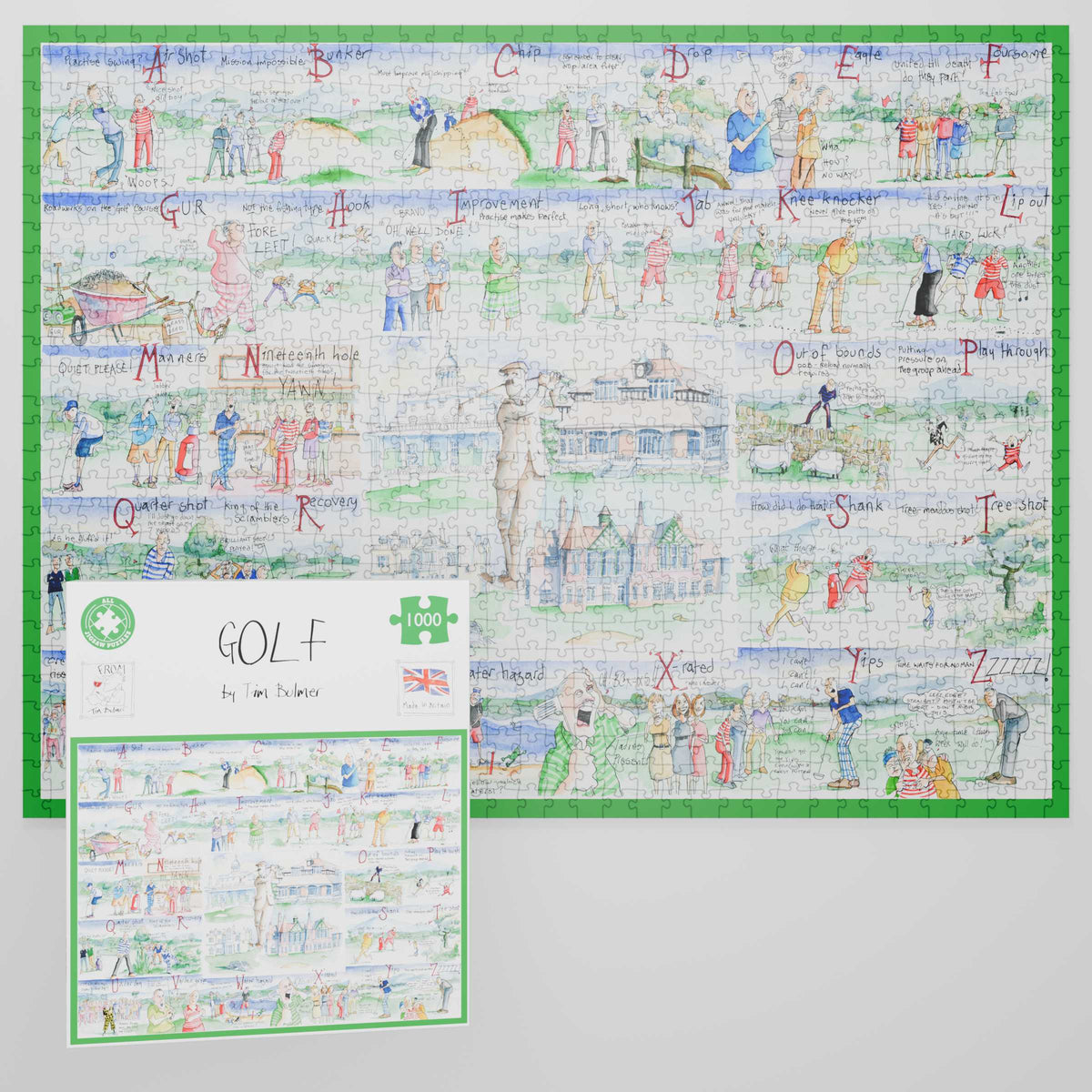 Golf - Tim Bulmer 1000 Piece Jigsaw Puzzle