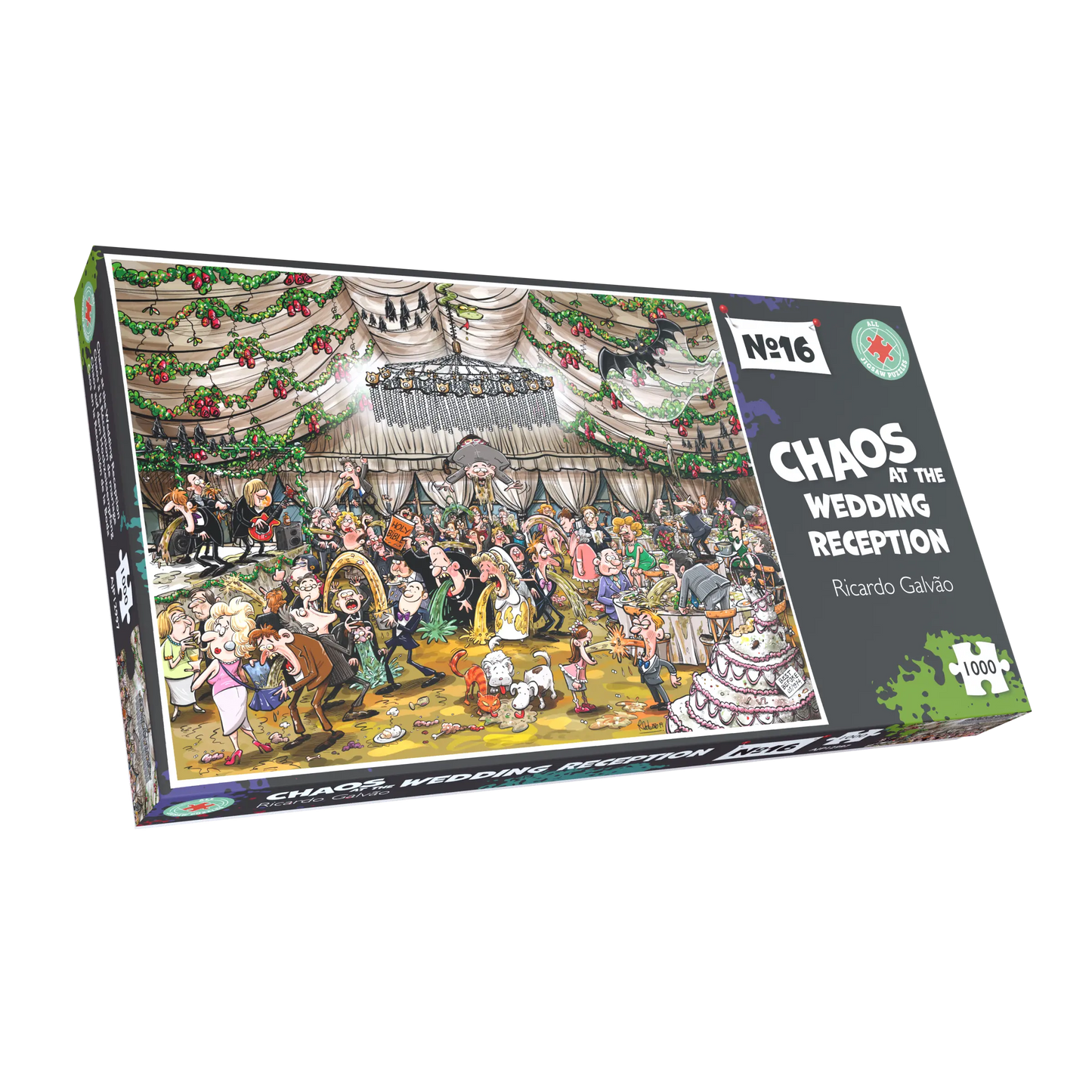 Chaos at the Wedding Reception - No.16 1000 or 500 Piece Jigsaw Puzzle