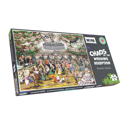Chaos at the Wedding Reception - No.16 1000 or 500 Piece Jigsaw Puzzle