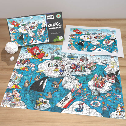 Chaos at the North Pole - No.18 1000 Piece Jigsaw Puzzle
