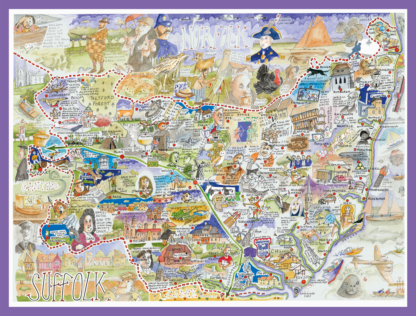 Suffolk- Tim Bulmer 1000 piece Jigsaw