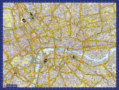 A-Z Map of  London 1000 Piece Jigsaw