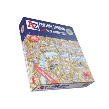 A-Z Map of  London 1000 Piece Jigsaw