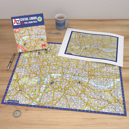 A-Z Map of  London 1000 Piece Jigsaw