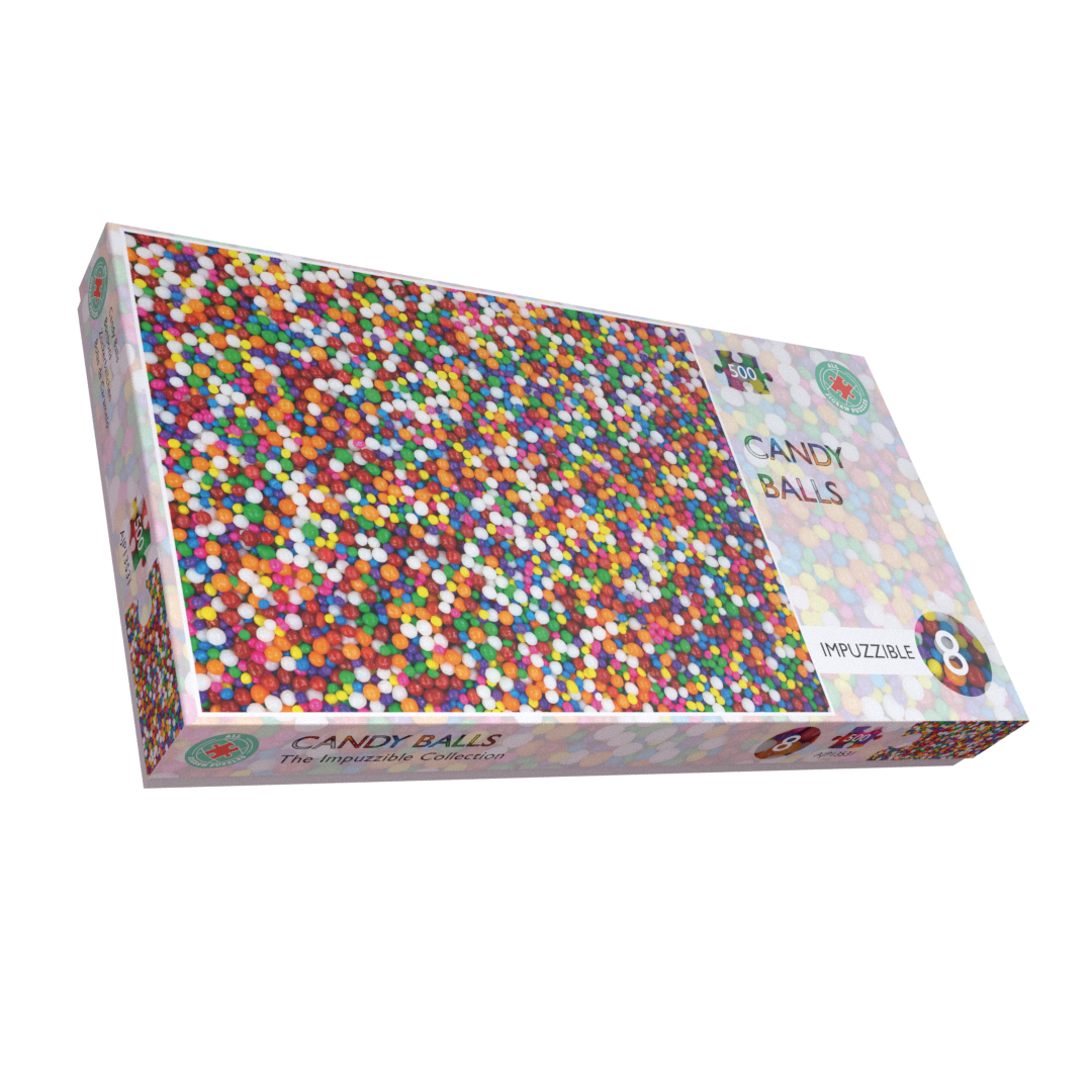 Candy Balls  - Impuzzible No.8 - 1000 or 500 Piece Jigsaw puzzle