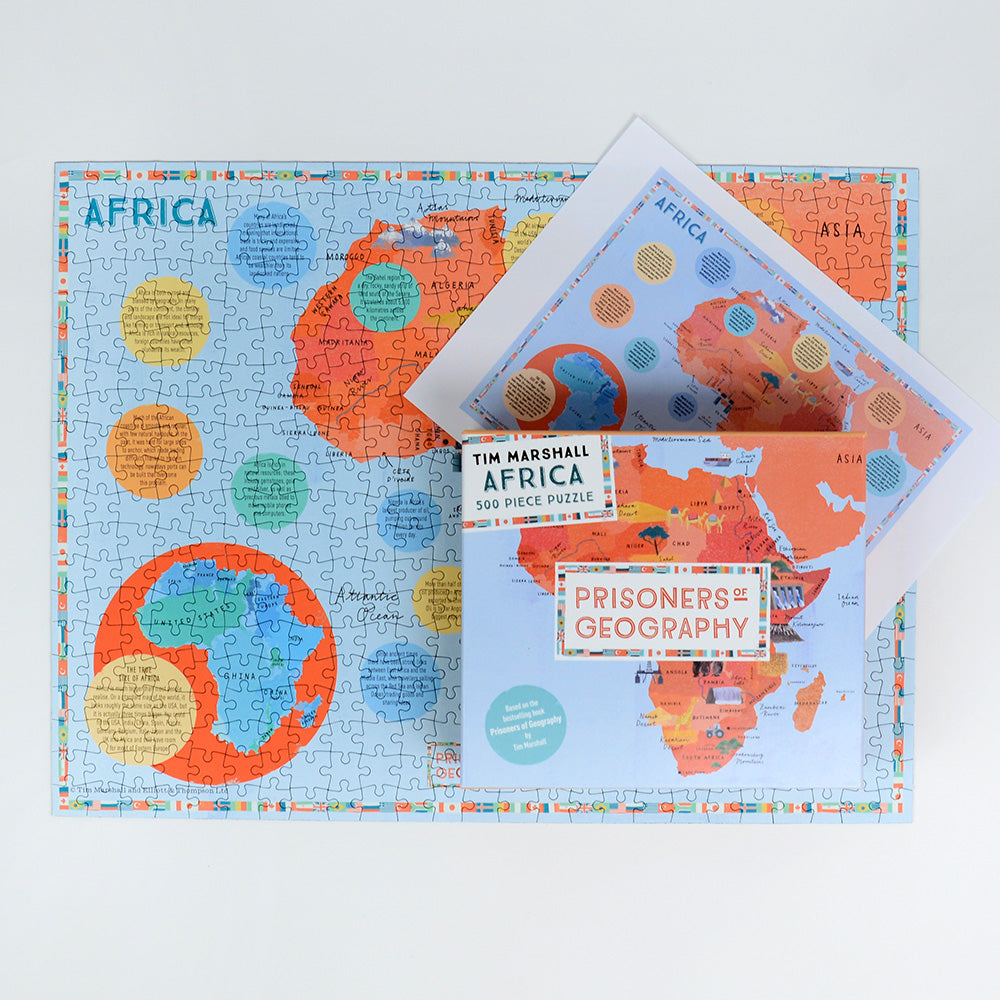 Prisoners of Geography Africa Map 500 Piece Jigsaw Puzzle