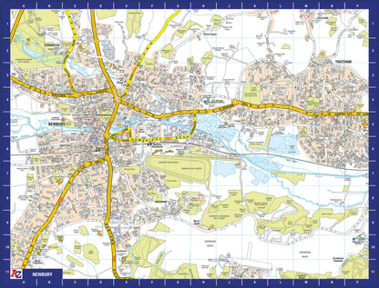 A-Z Map of Newbury 1000 Piece Jigsaw