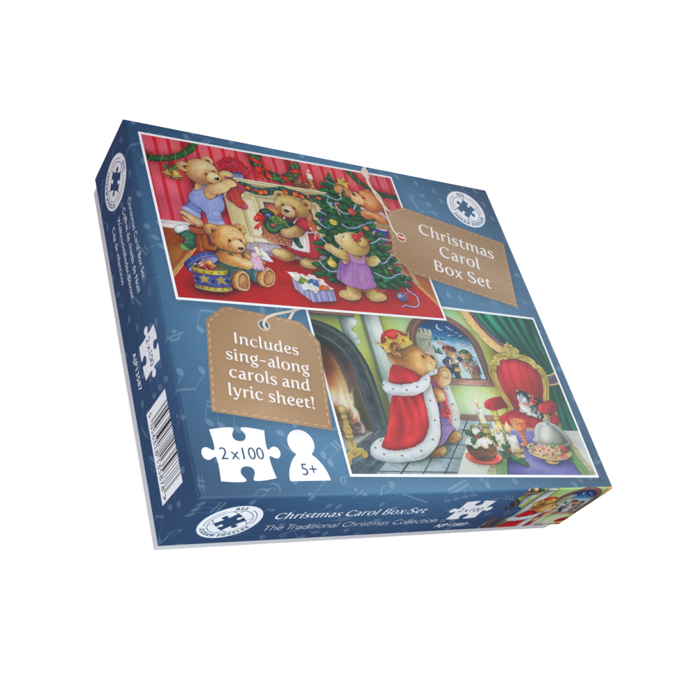 Christmas Carols 2 x 100 Piece Jigsaw set