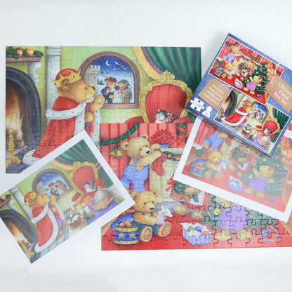 Christmas Carols 2 x 100 Piece Jigsaw set