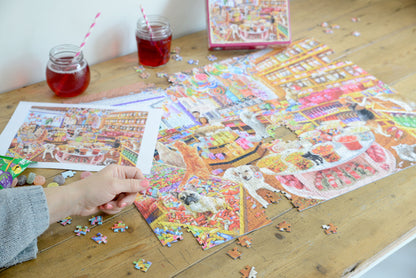 Candy Shop Carnage 1000 Piece 1000 Piece Jigsaw Puzzle