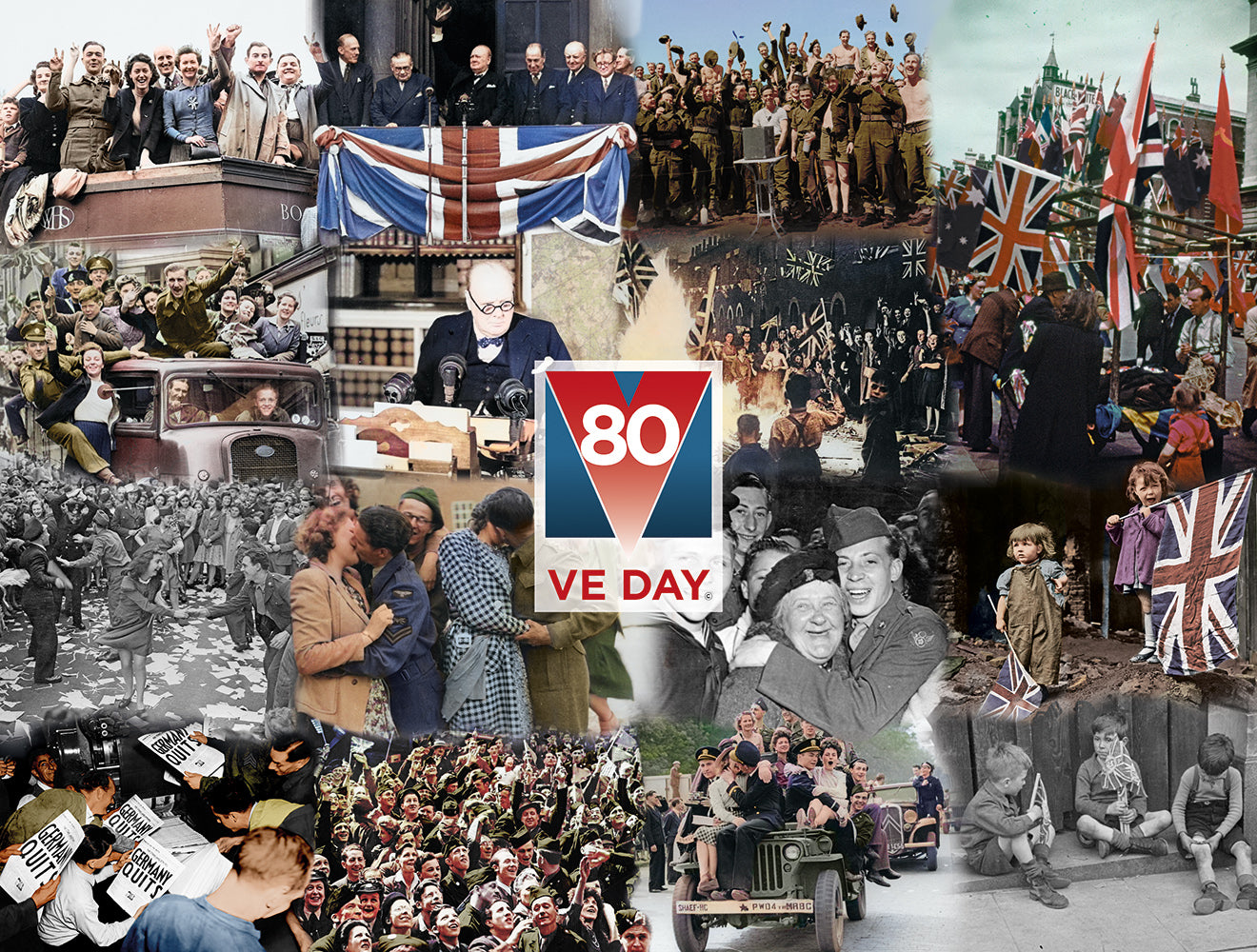 Imperial War Museums VE Day 80th Anniversary 1000 Piece Jigsaw