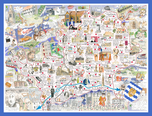 Hertfordshire- Tim Bulmer 1000 Piece Jigsaw Puzzle