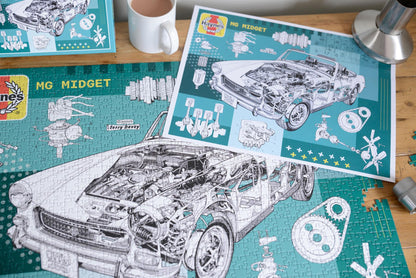 Haynes MG Midget 65th Anniversary 1000 Piece Jigsaw Puzzle