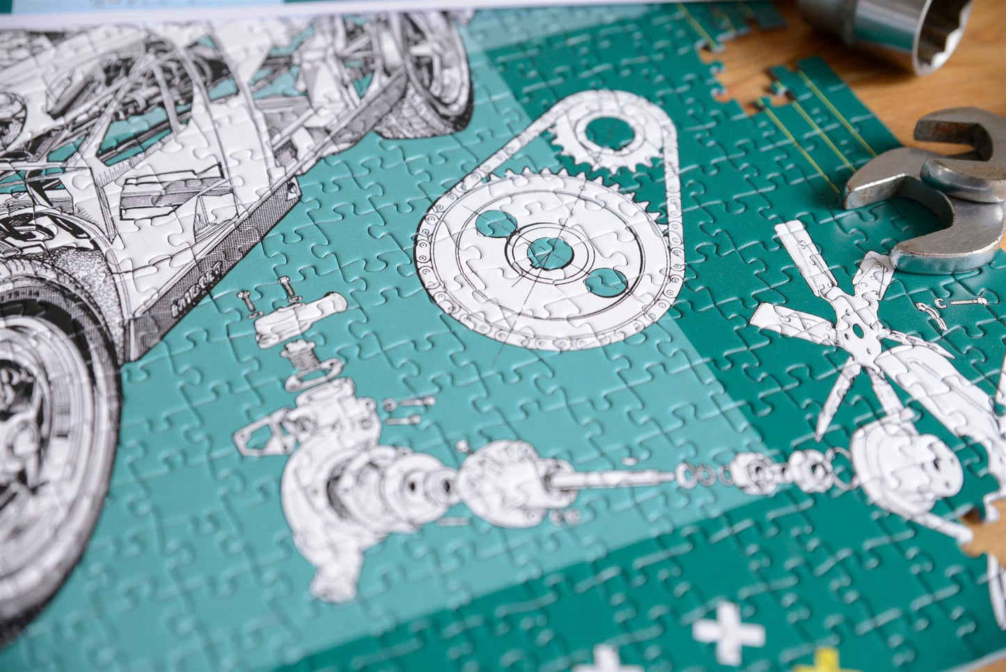 Haynes MG Midget 65th Anniversary 1000 Piece Jigsaw Puzzle