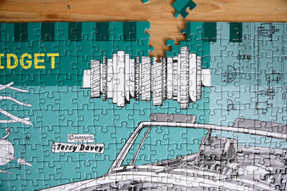 Haynes MG Midget 65th Anniversary 1000 Piece Jigsaw Puzzle