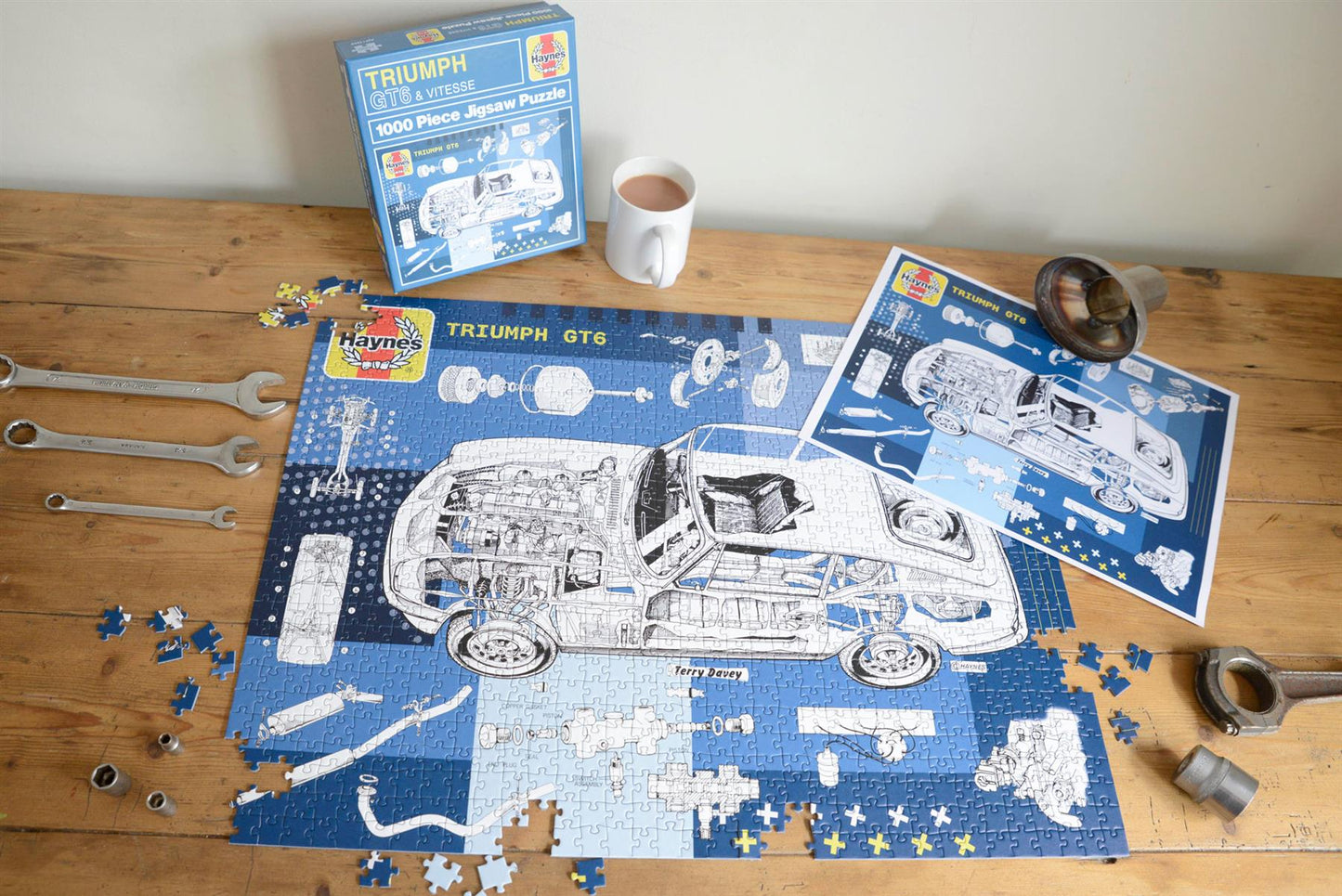 Haynes Triumph GT6 60th Anniversary 1000 Piece Jigsaw Puzzle