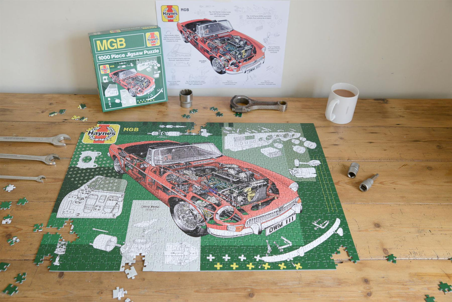 Haynes MGB 1000 Piece Jigsaw Puzzle