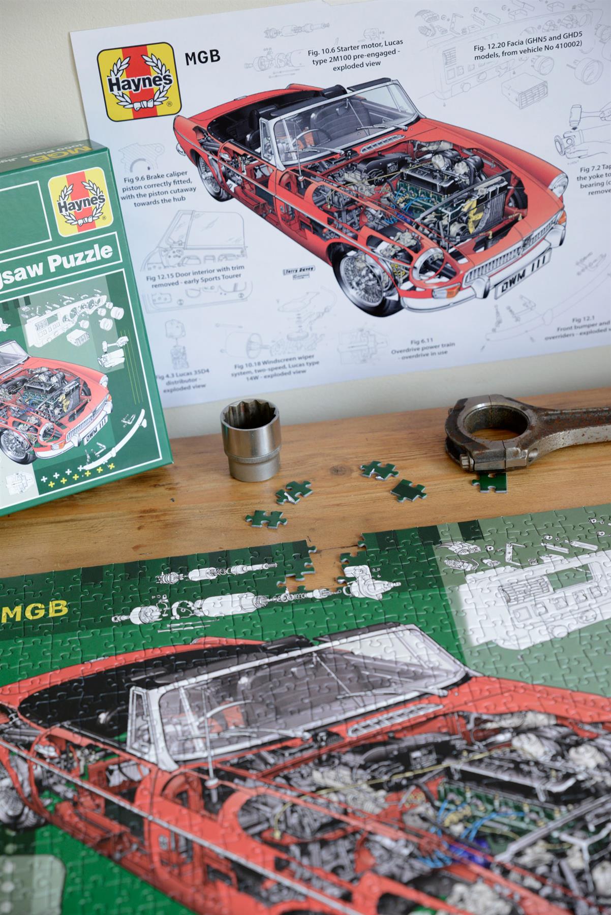 Haynes MGB 1000 Piece Jigsaw Puzzle