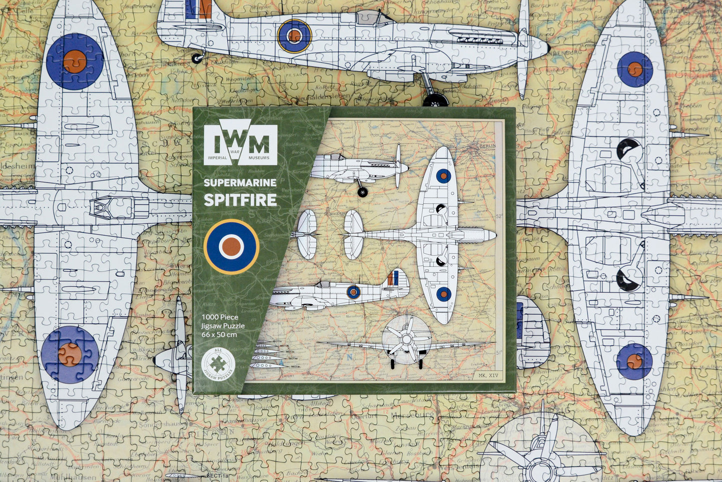 Imperial War Museums Spitfire 90th Anniversary 1000 Piece Jigsaw Puzzle