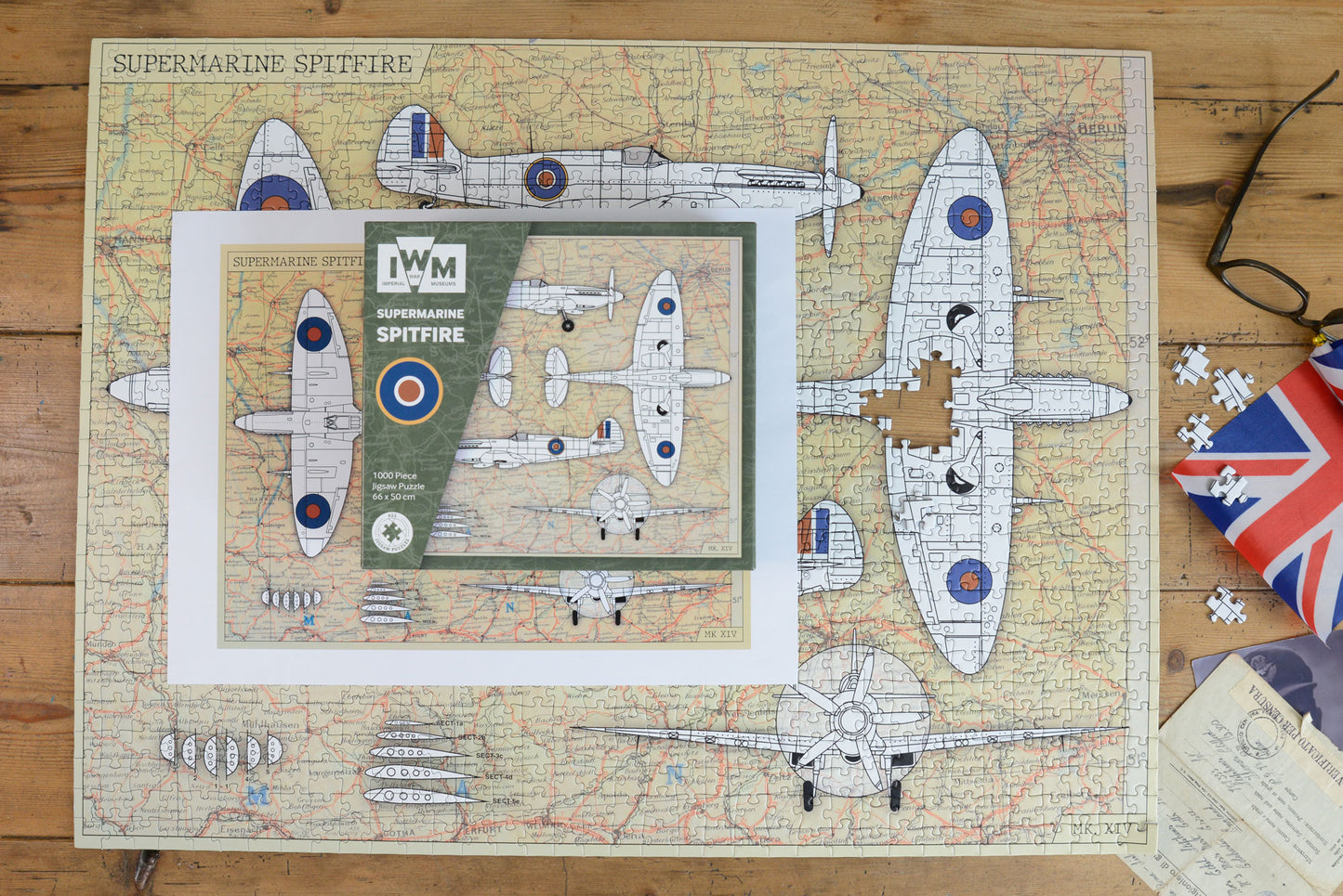 Imperial War Museums Spitfire 90th Anniversary 1000 Piece Jigsaw Puzzle