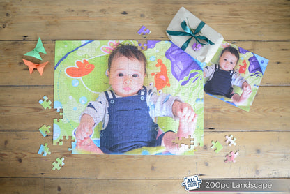 Personalised Photo Jigsaw Puzzle 1000 / 500 / 400 / 100 Pieces