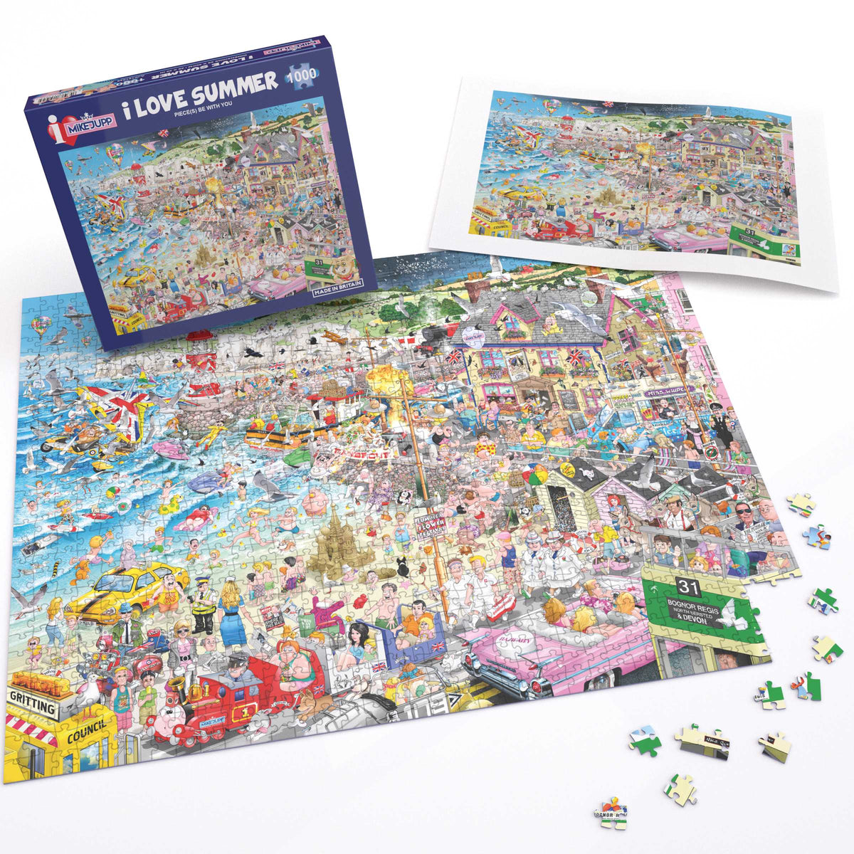 Mike Jupp I Love Summer 1000 Piece Jigsaw Puzzle