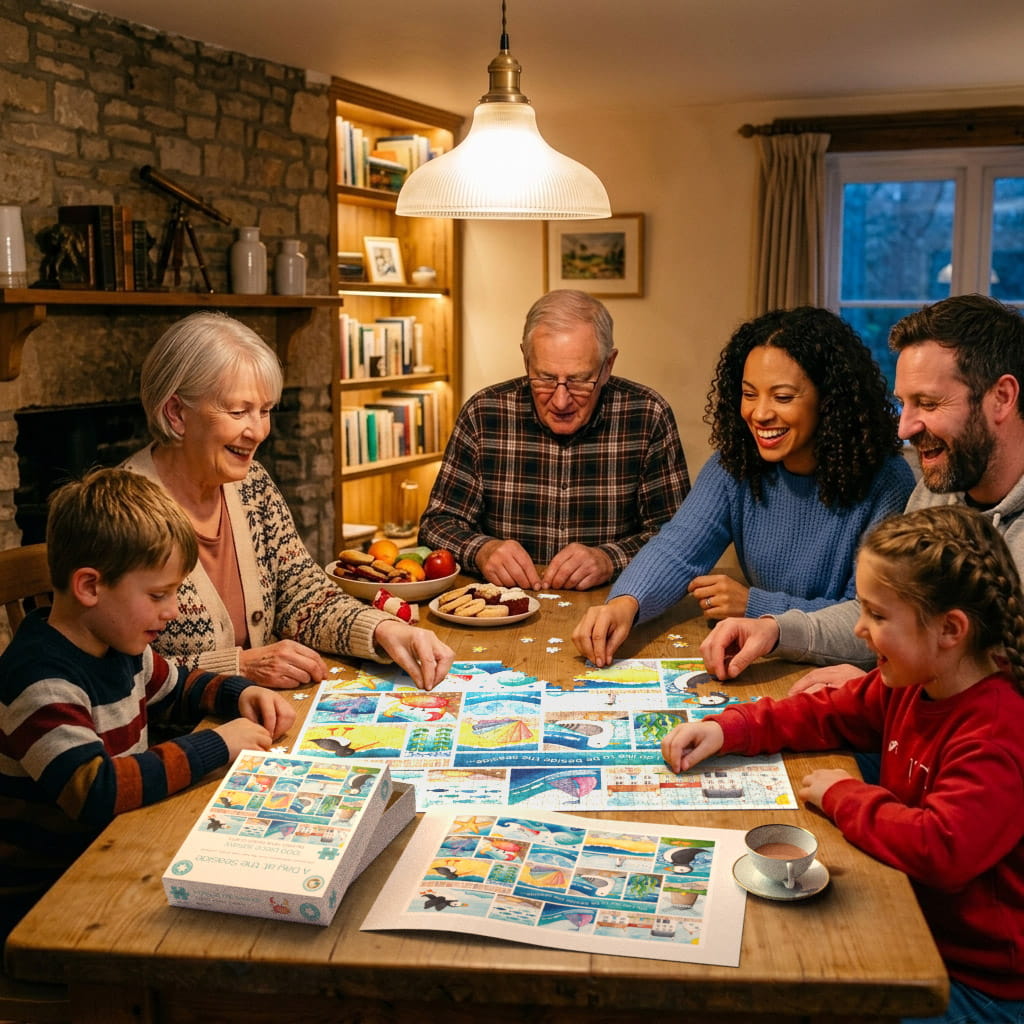 A Day at the Seaside 1000 Piece Jigsaw Puzzle