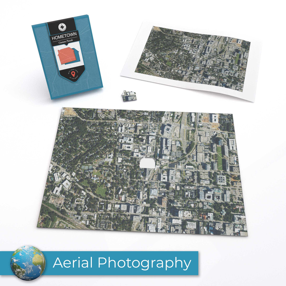 Hometown UK Personalised Map Jigsaw Puzzle