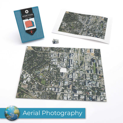 Hometown UK Personalised Map Jigsaw Puzzle