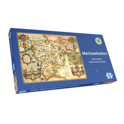 Merionethshire Historical Map 1000 Piece Jigsaw Puzzle (1610)