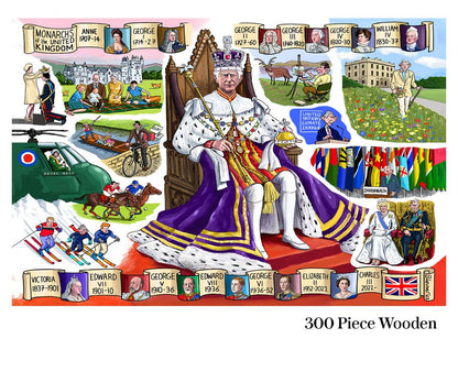 King Charles III Coronation According to Blower 1000 or 300 Piece Jigsaw Puzzle