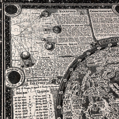 Moon Map Jigsaw 
Puzzle - 1000 pieces