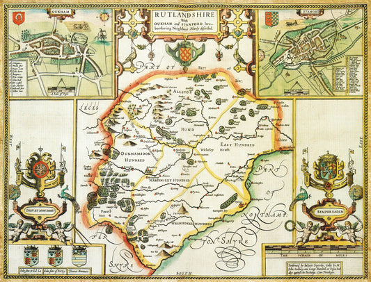 Rutland Historical Map 1000 Piece Jigsaw Puzzle (1610)