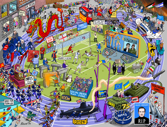 The Telegraph 2024 According to Blower 1000 or 300 Piece Jigsaw Puzzle