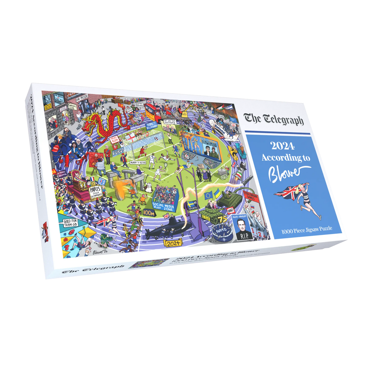 The Telegraph 2024 According to Blower 1000 or 300 Piece Jigsaw Puzzle