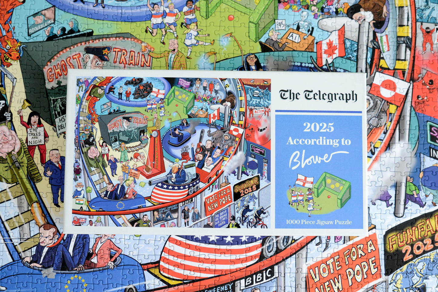 PRE-ORDER The Telegraph 2025 According to Blower 1000 or 300 Piece Jigsaw Puzzle