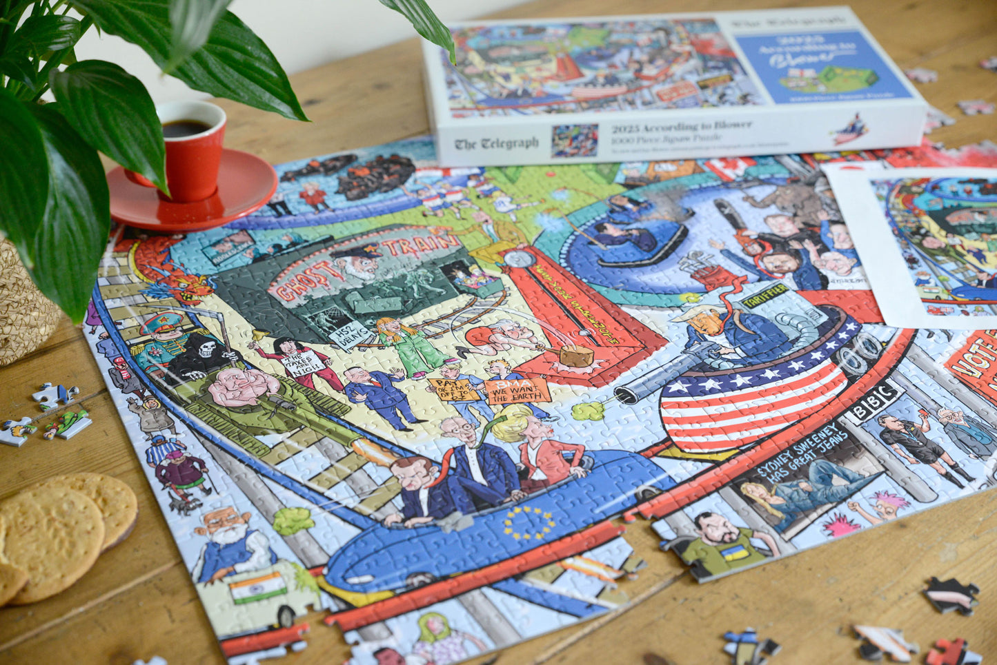PRE-ORDER The Telegraph 2025 According to Blower 1000 or 300 Piece Jigsaw Puzzle