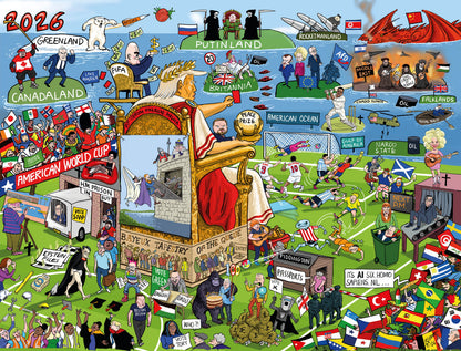 PRE-ORDER 2026 The Telegraph According to Blower 1000 Piece Jigsaw Puzzle