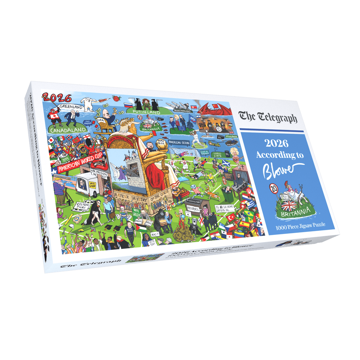PRE-ORDER 2026 The Telegraph According to Blower 1000 Piece Jigsaw Puzzle