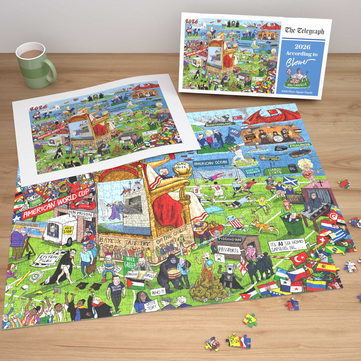 PRE-ORDER 2026 The Telegraph According to Blower 1000 Piece Jigsaw Puzzle