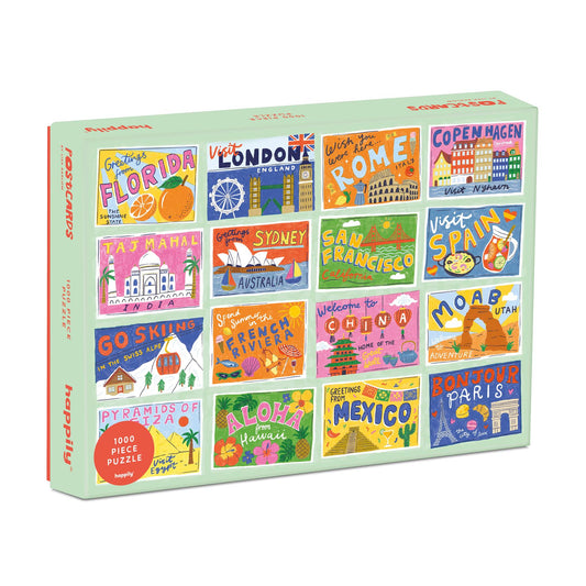 Postcards 1000 Piece Jigsaw Puzzle
