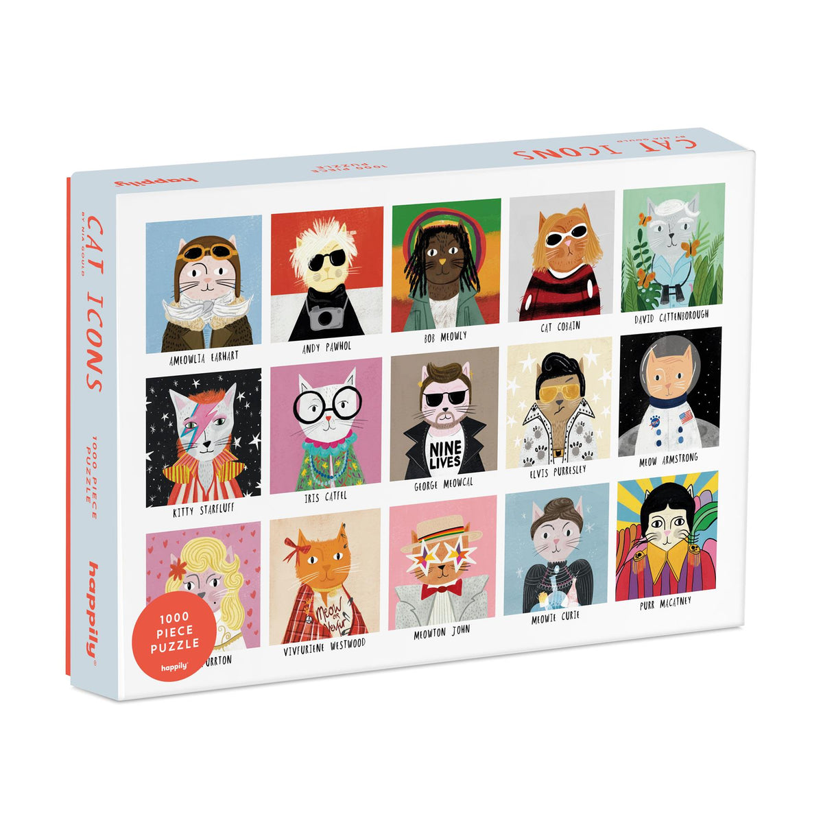 Cat Icons 1000 Piece Jigsaw Puzzle