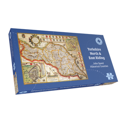 Yorkshire North & East Riding Historical Map 1000 Piece Jigsaw Puzzle (1610)
